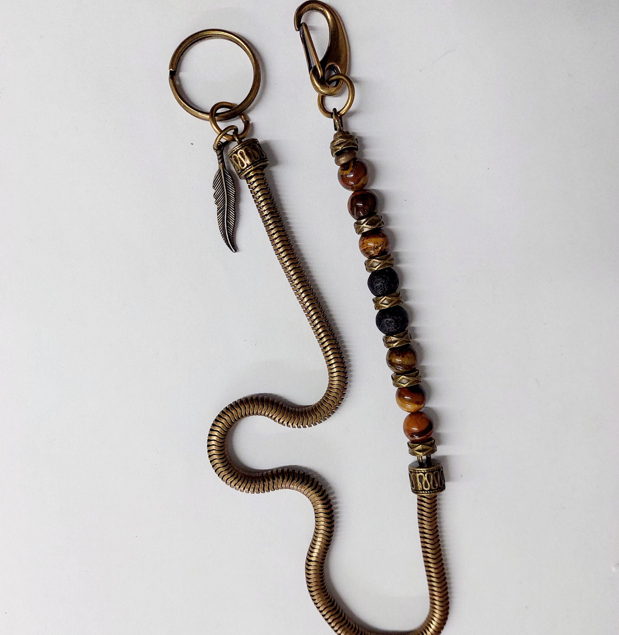 Chain wallet Indian Tiger