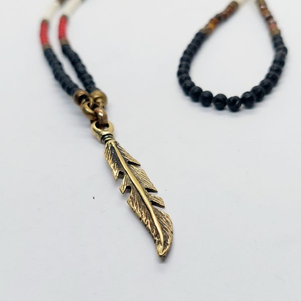 Necklace "Free eagle"