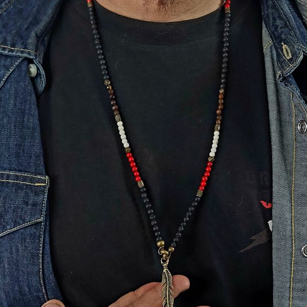 Necklace "Free eagle"