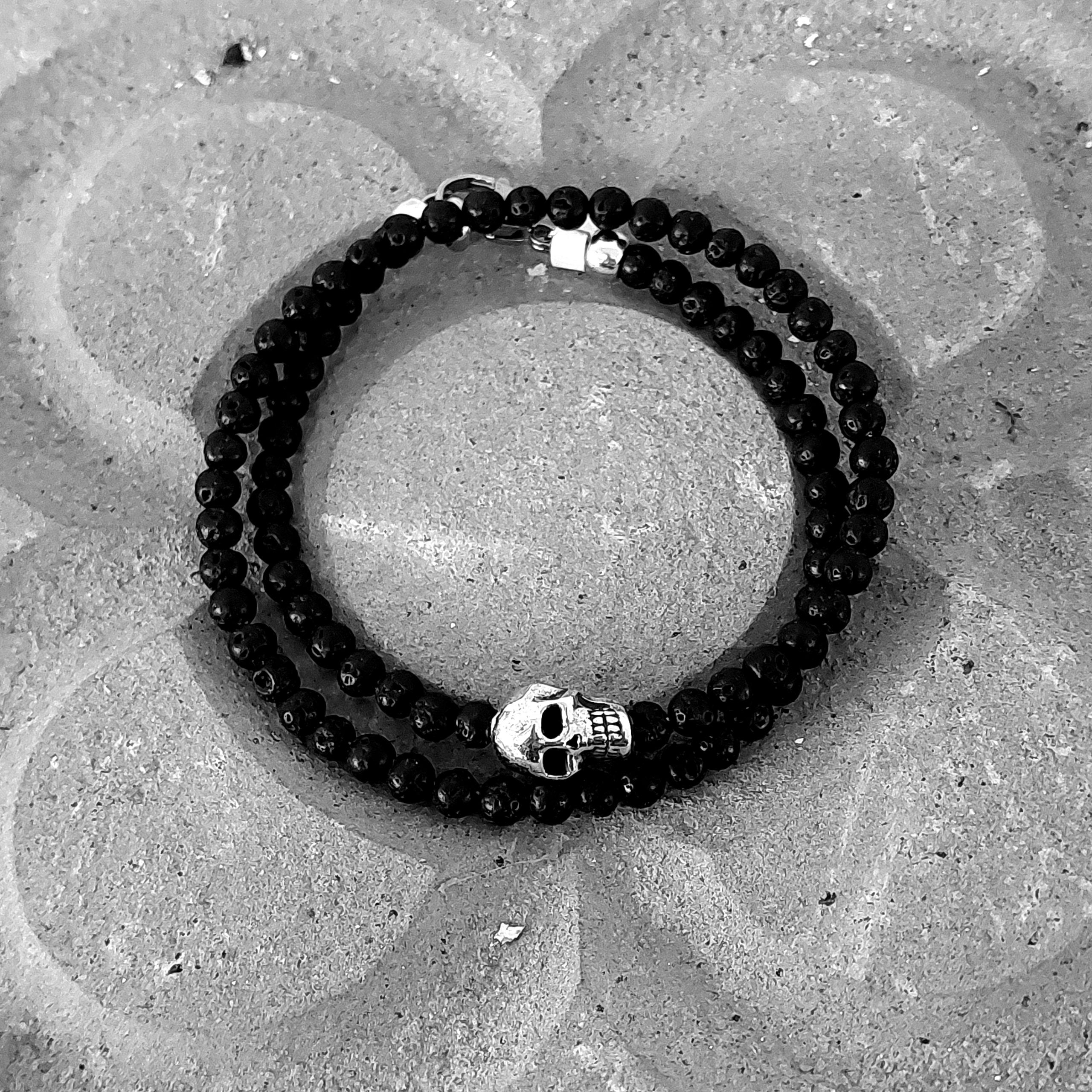 Bracelet Volcanic Skull