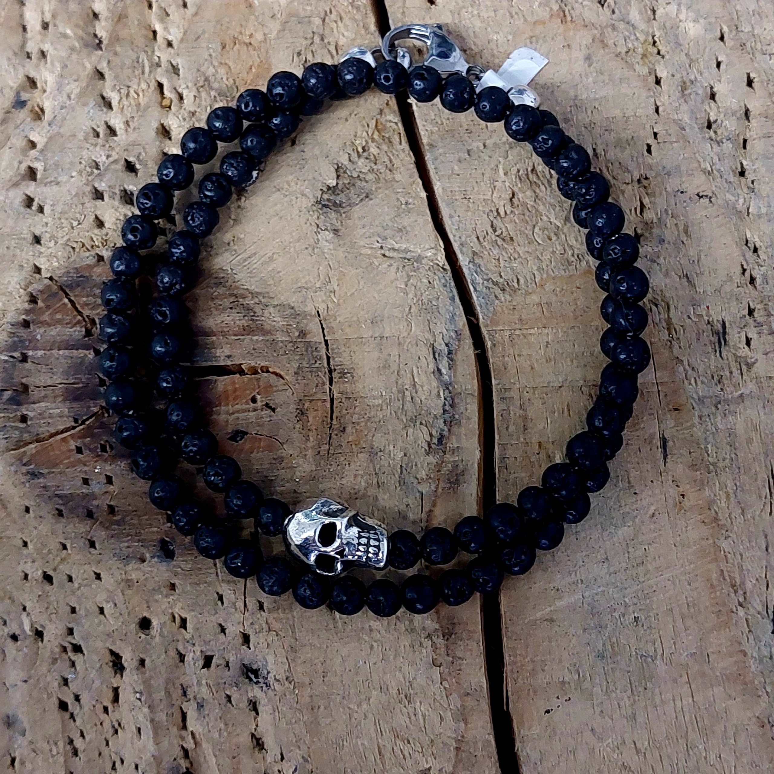 Bracelet Volcanic Skull