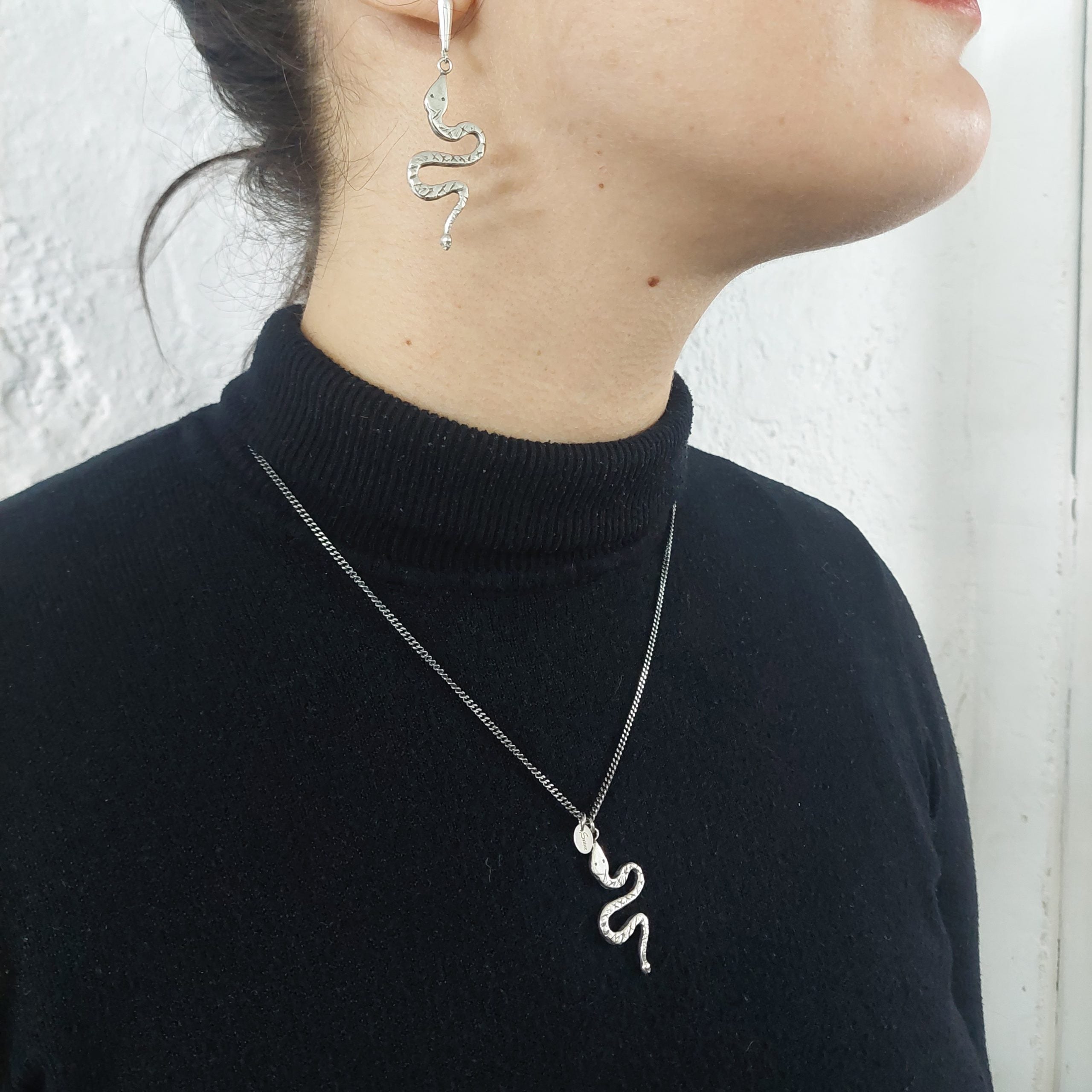 Earrings Salitre brass