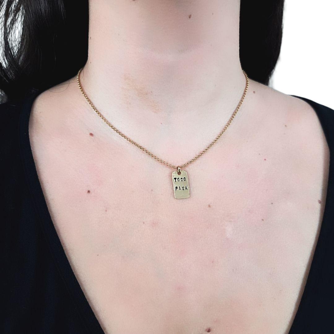Necklace Todo Pasa gold