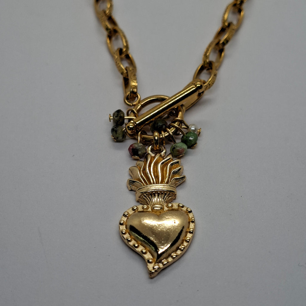 Necklace Sacred Heart Gold