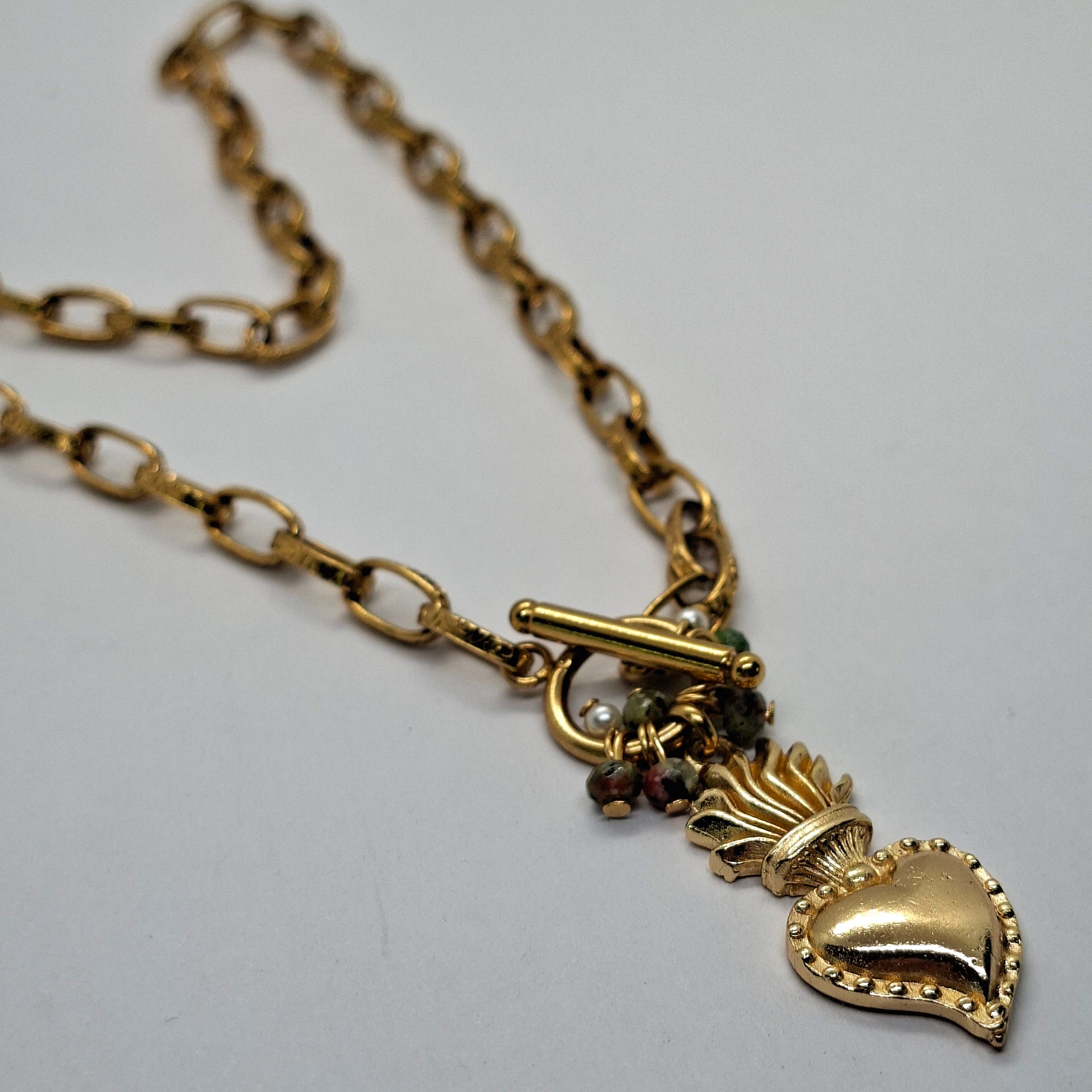 Necklace Sacred Heart Gold