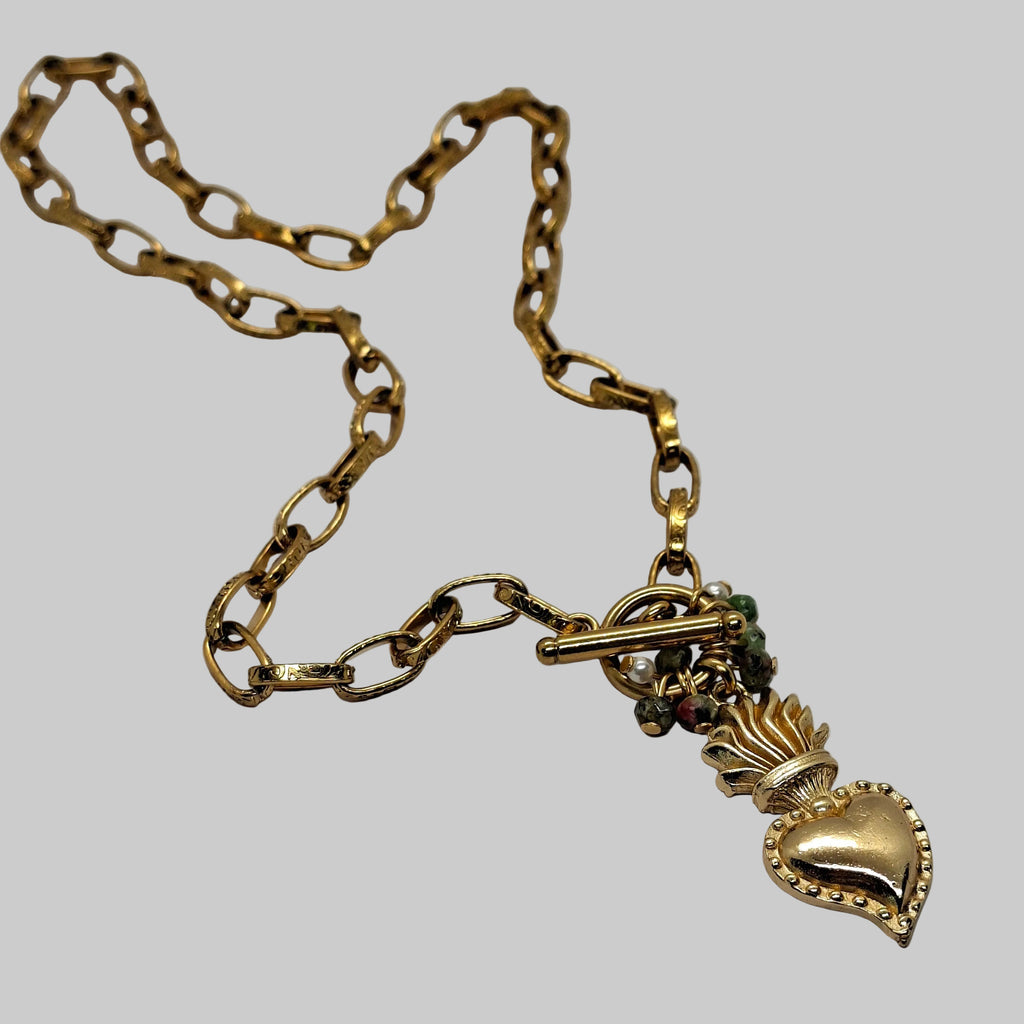 Necklace Sacred Heart Gold