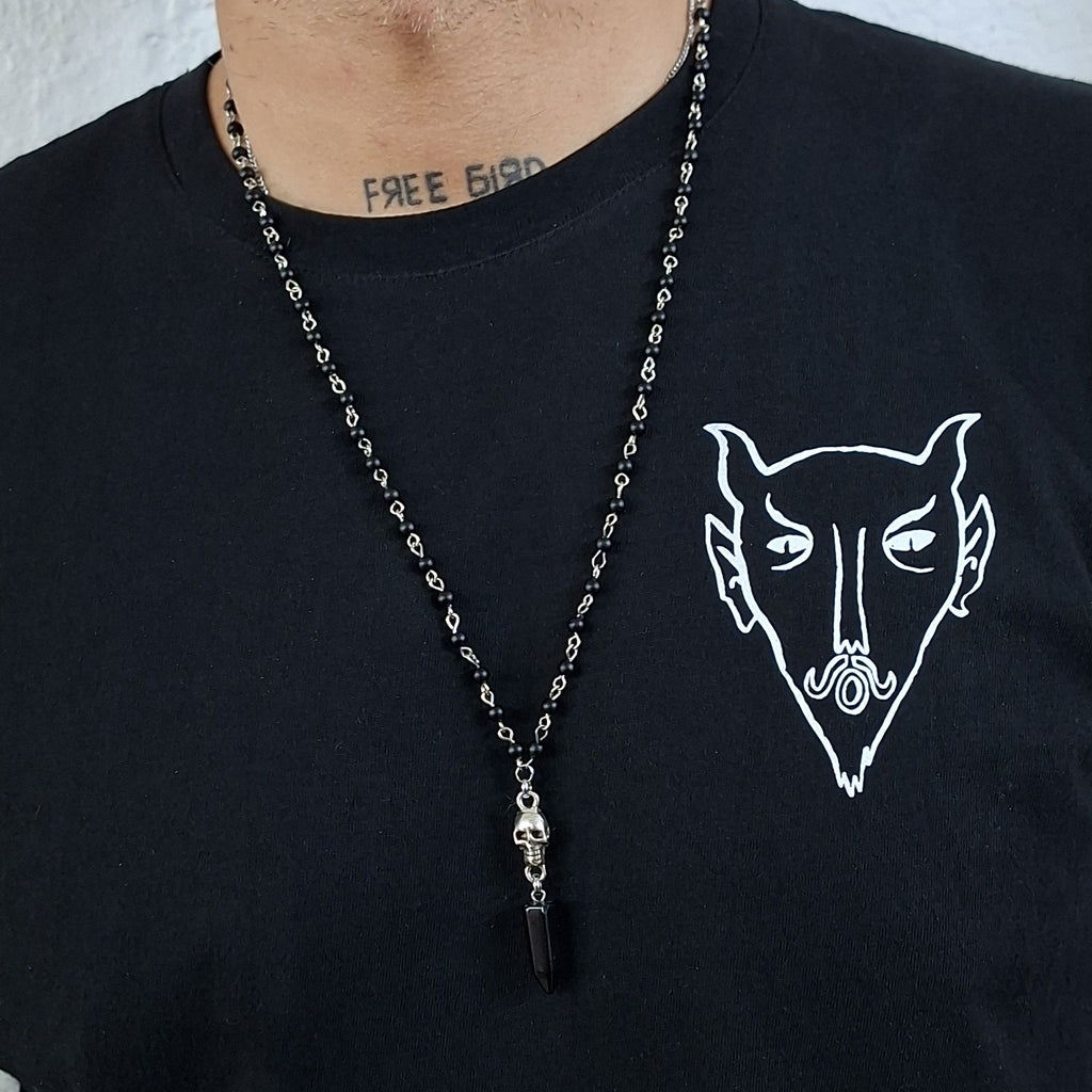 Collar Rosario Ónix