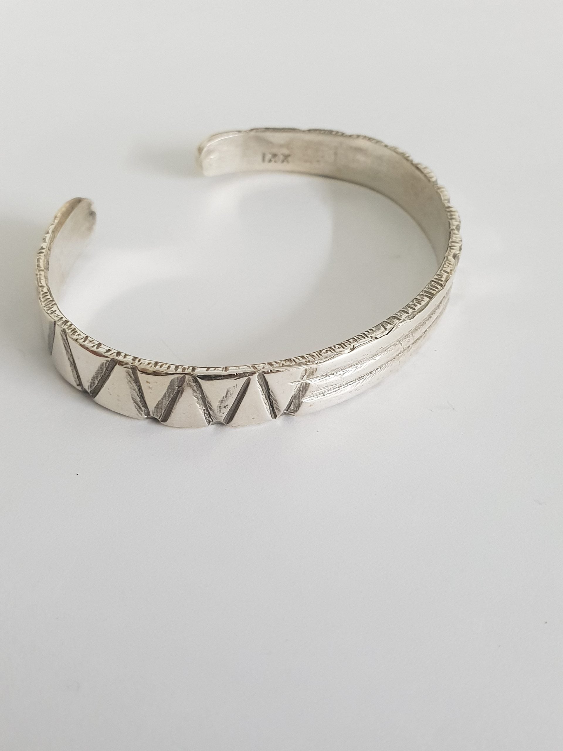 Cuff silver "Mountain"