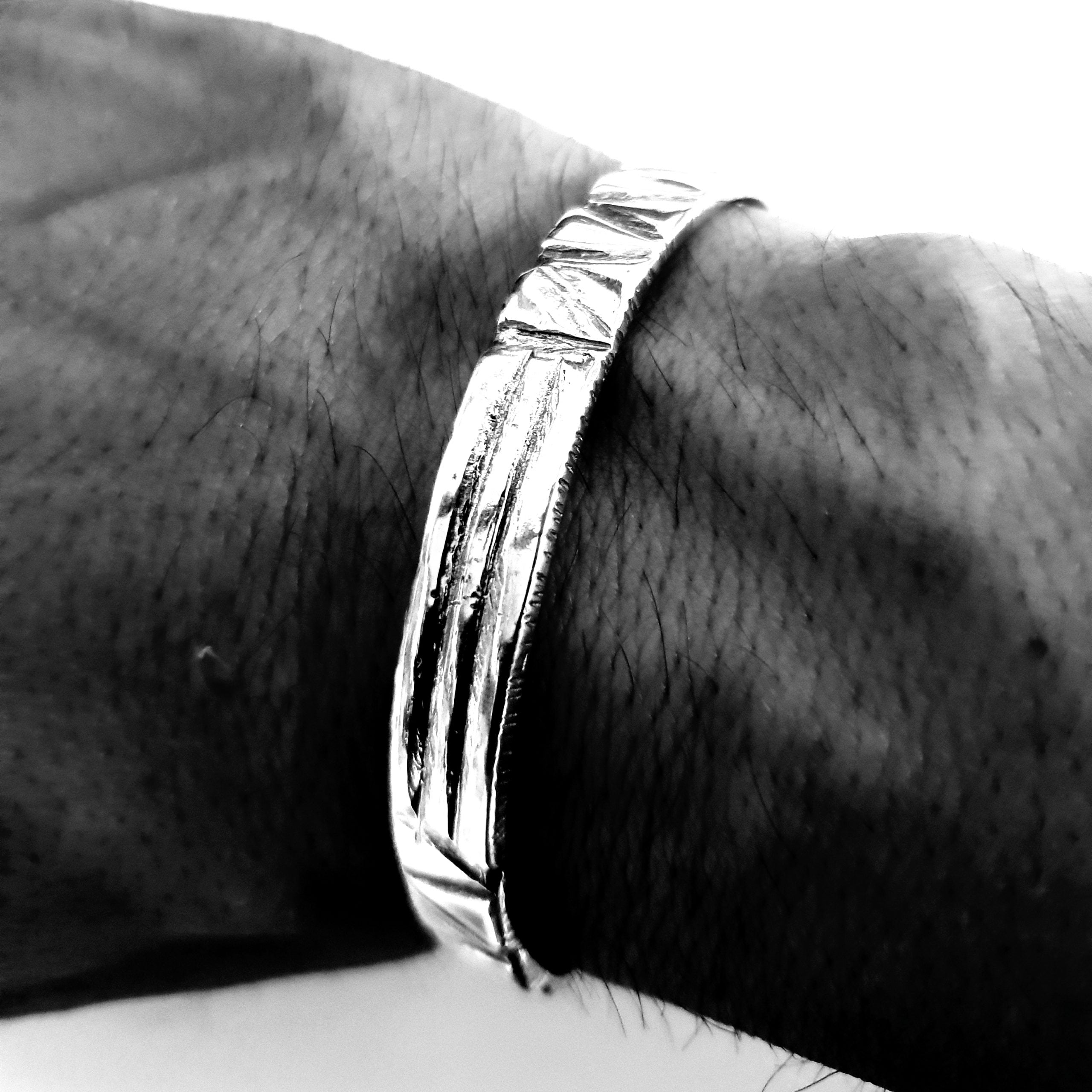 Cuff silver "Mountain"