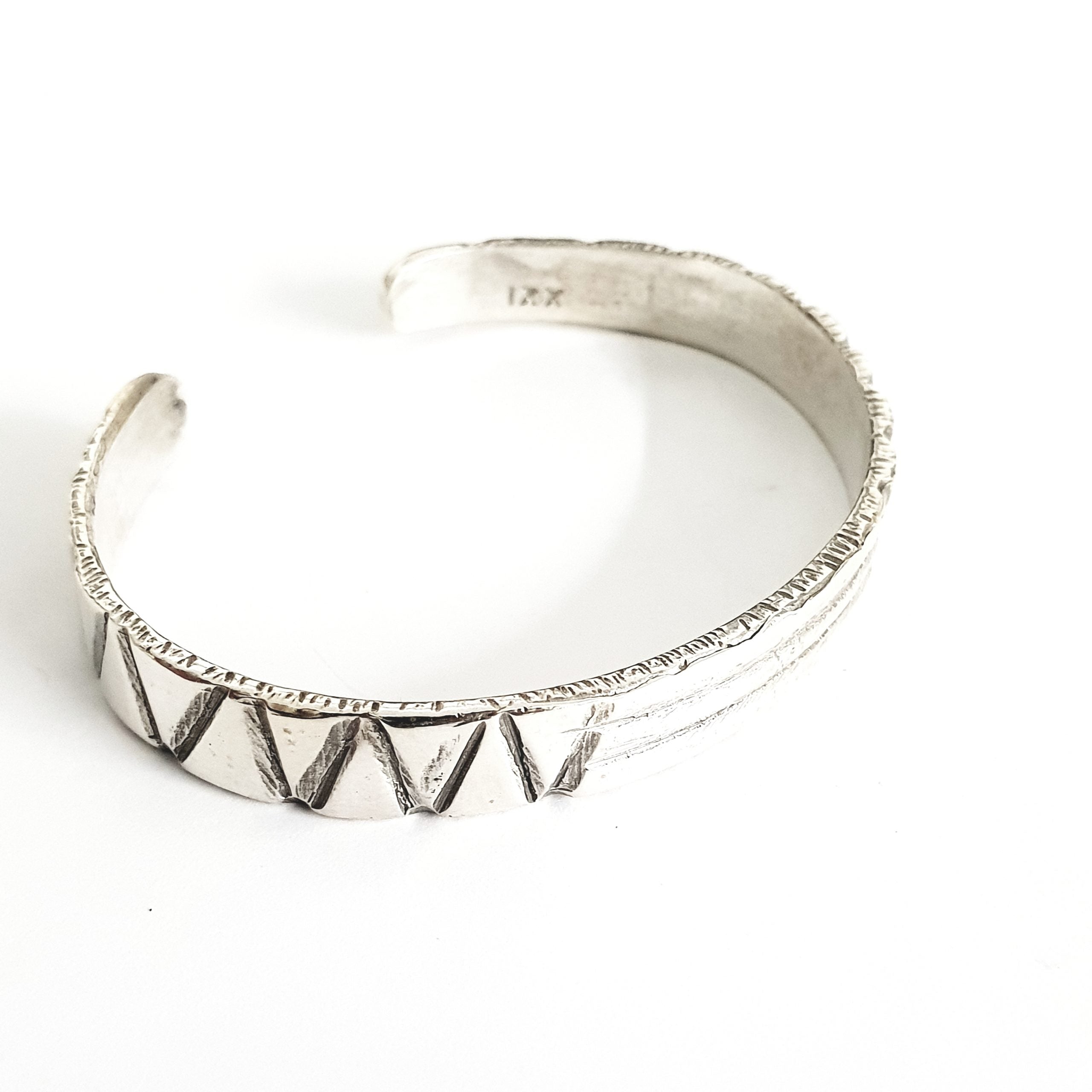 Cuff silver "Mountain"