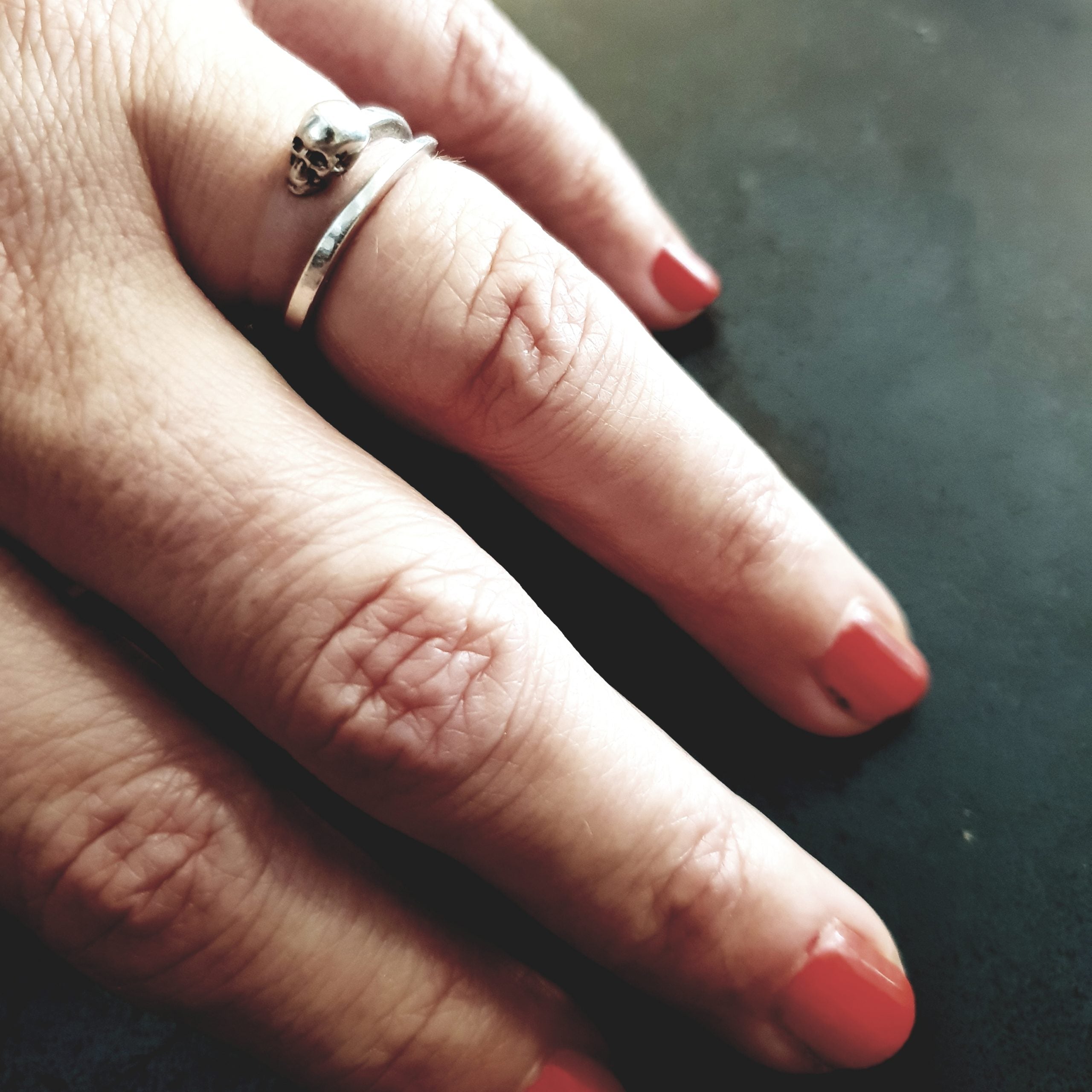 Ring silver "SnakeSkull"