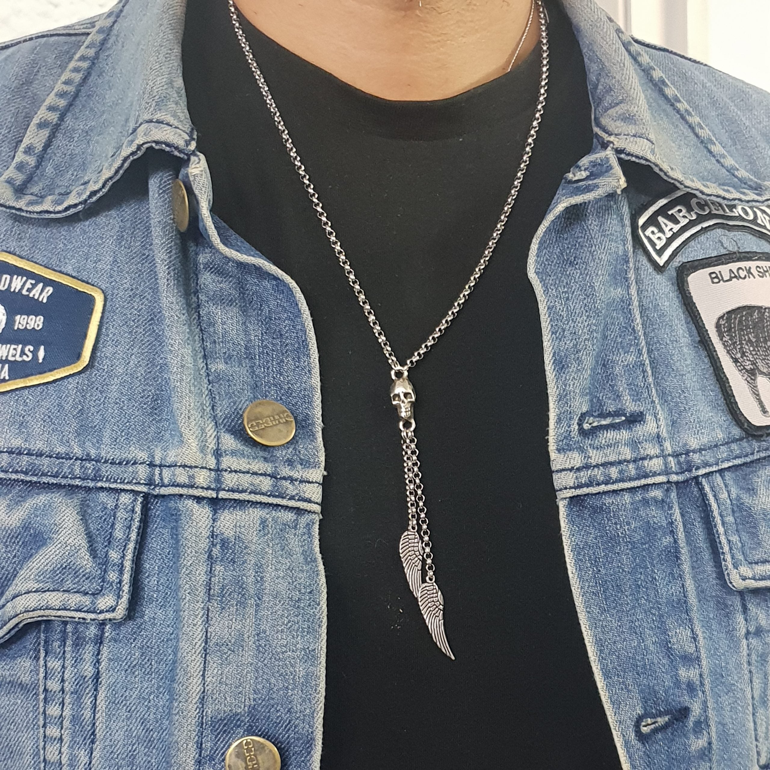 Pendant " Skullduo"