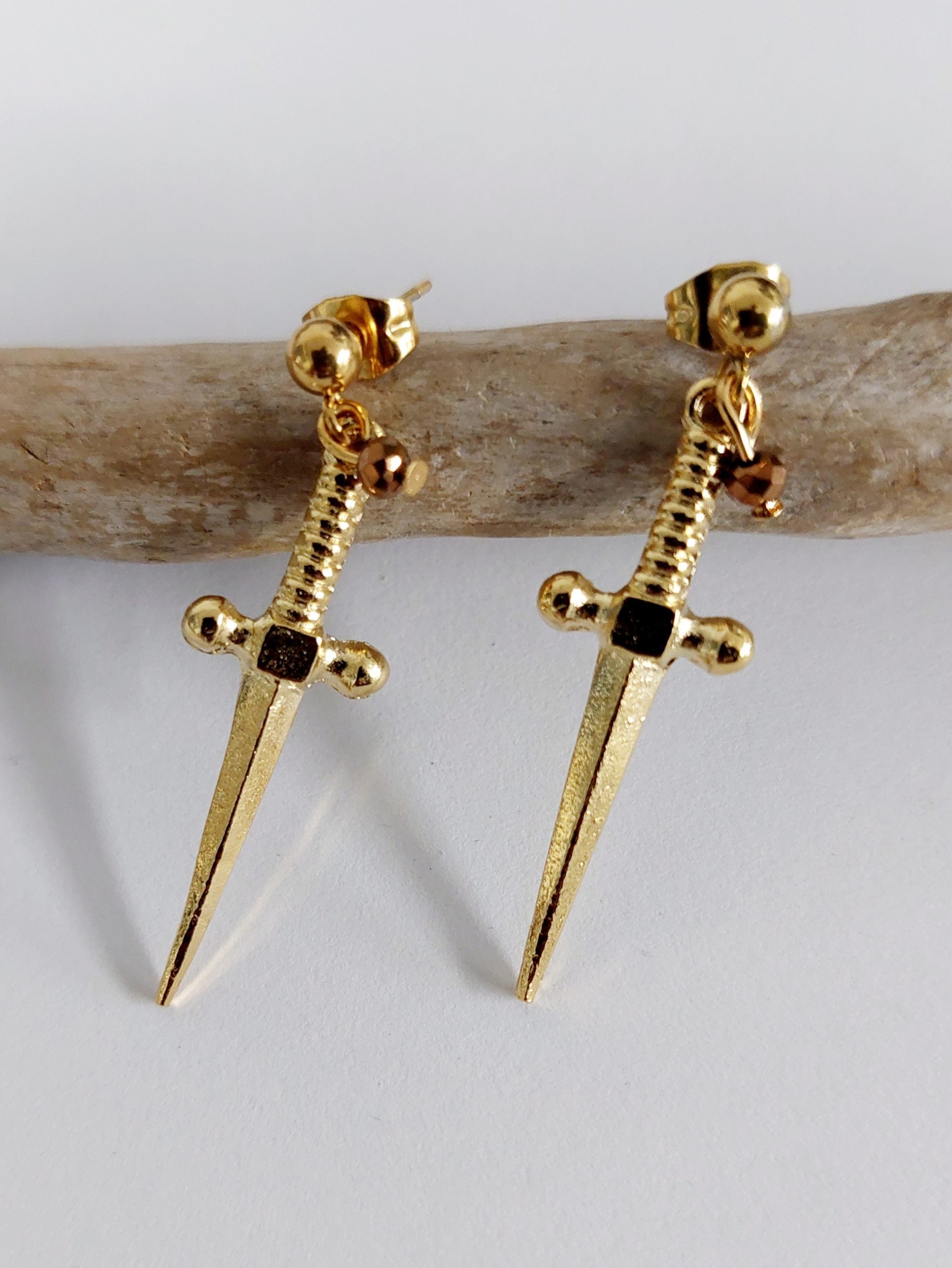 Earrings Daga Gold