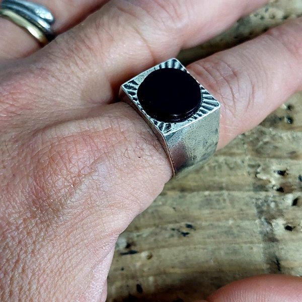 Onyx Square Ring
