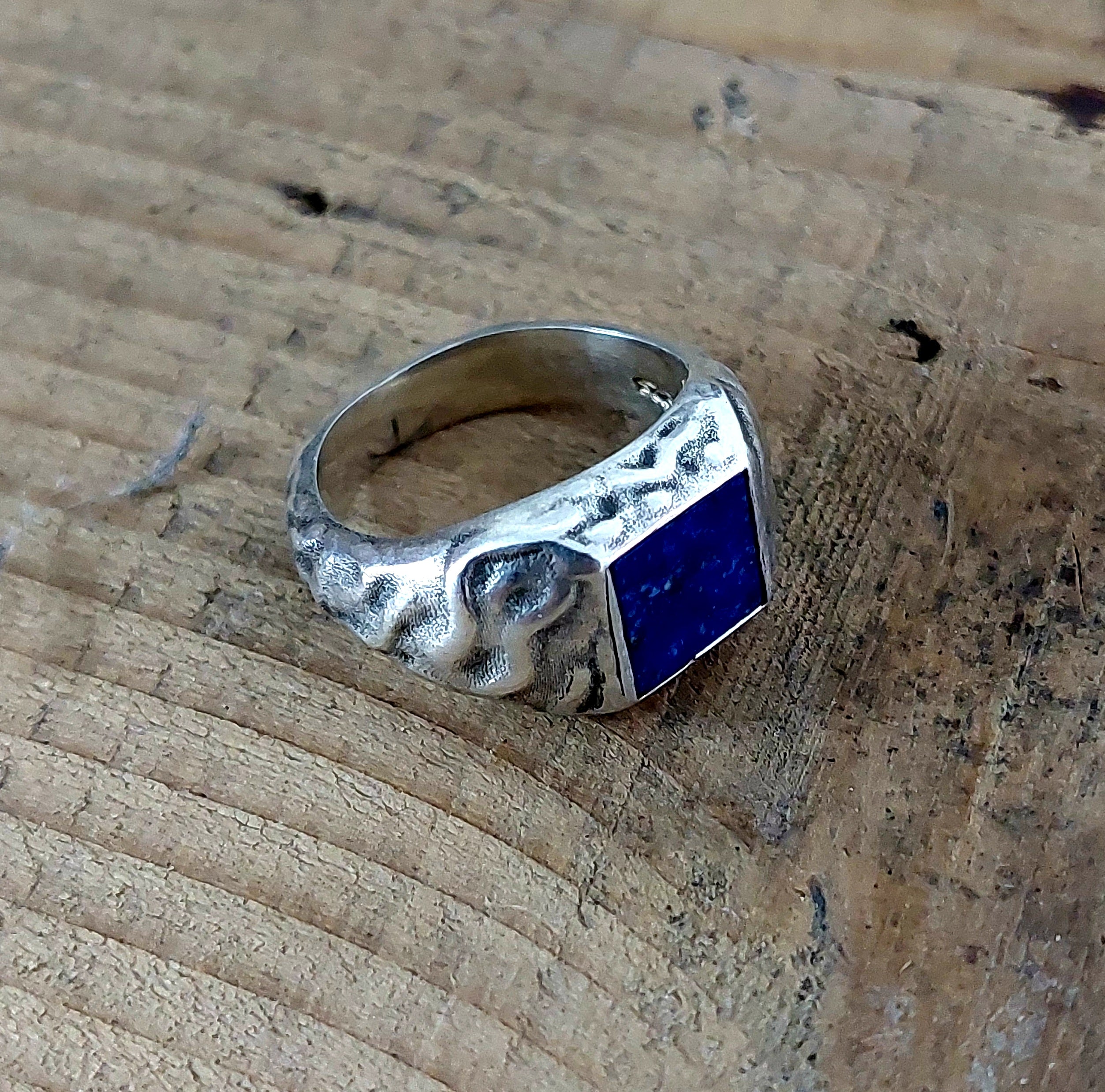 Ring sello Lapislázuli