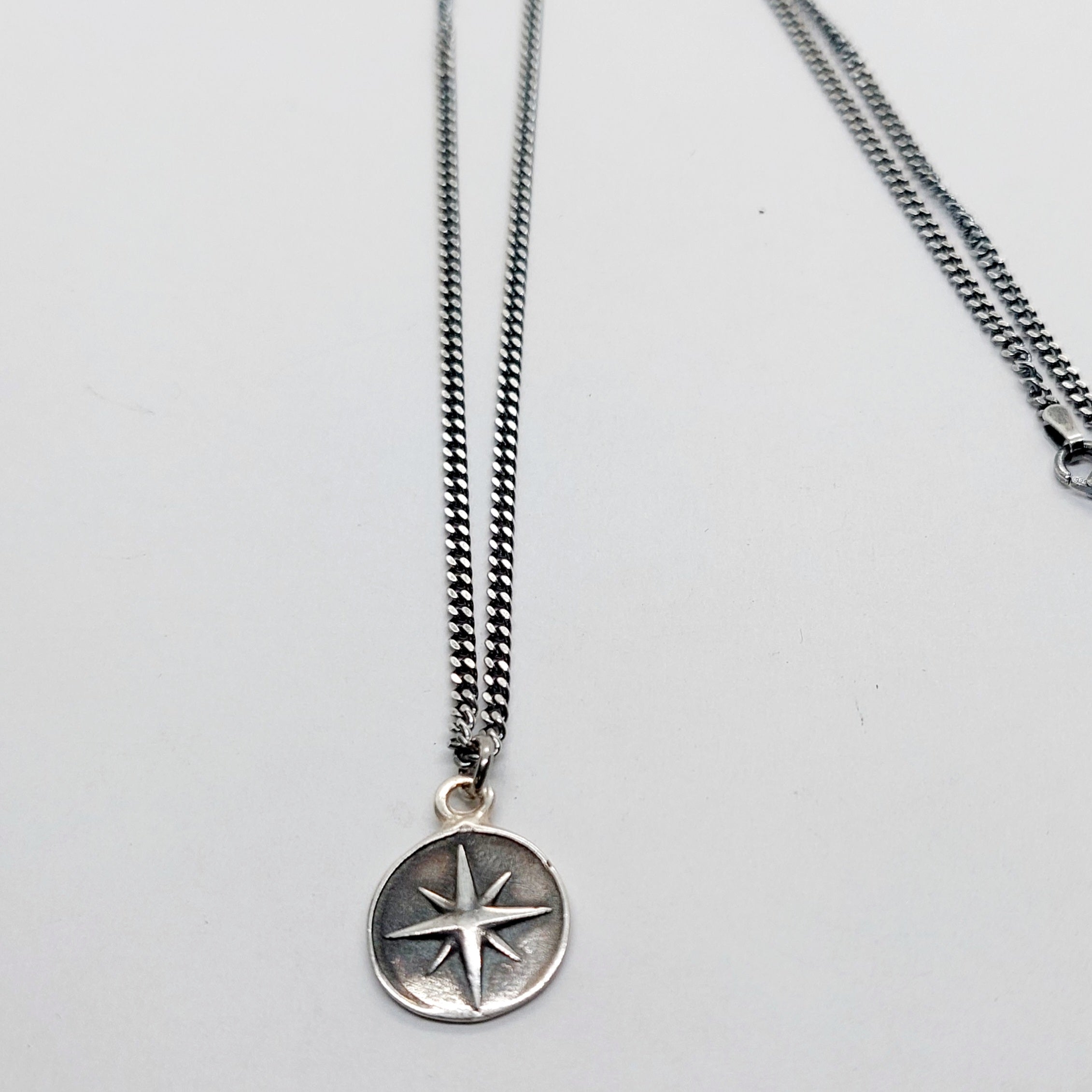 Pendant Brújula Silver