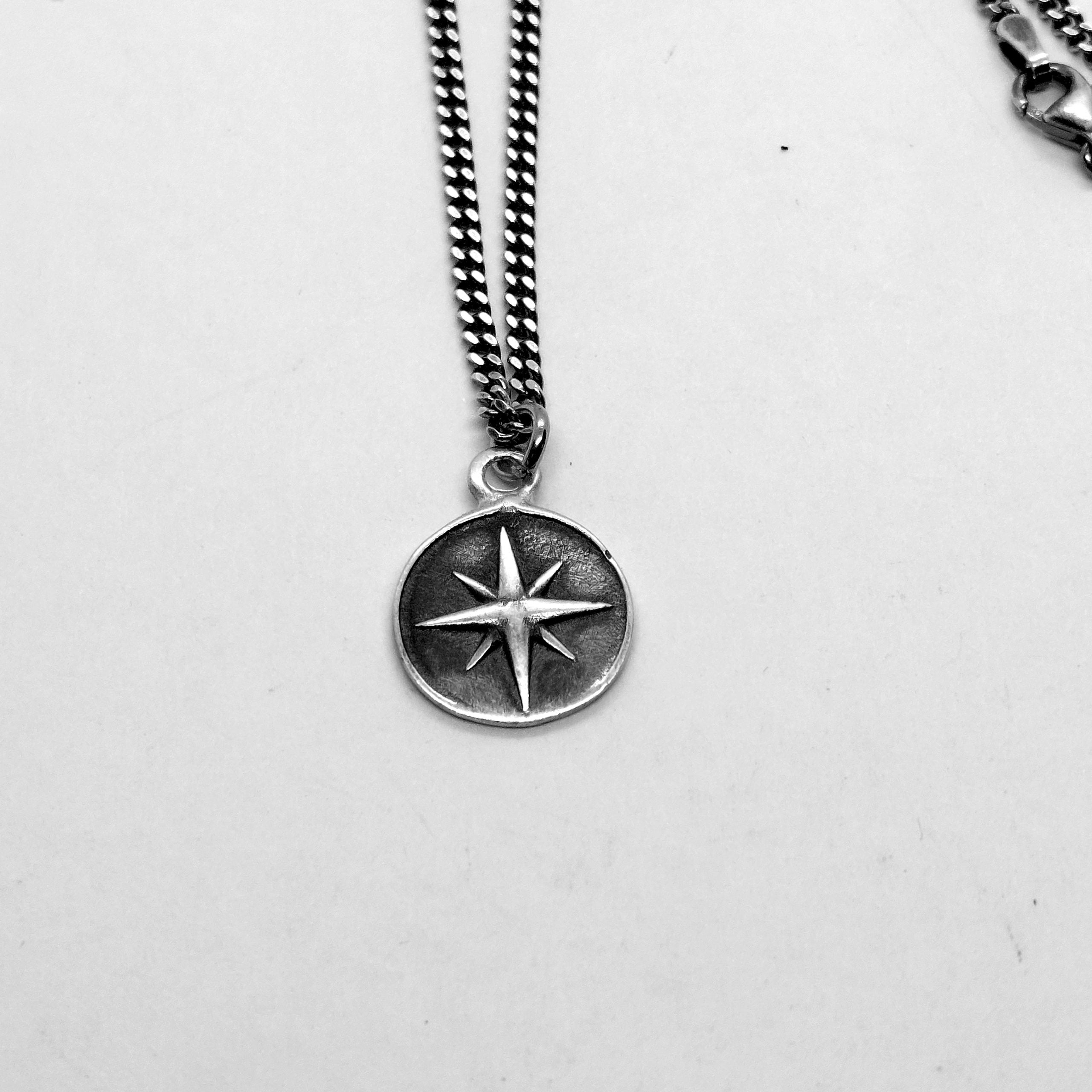 Pendant Brújula Silver