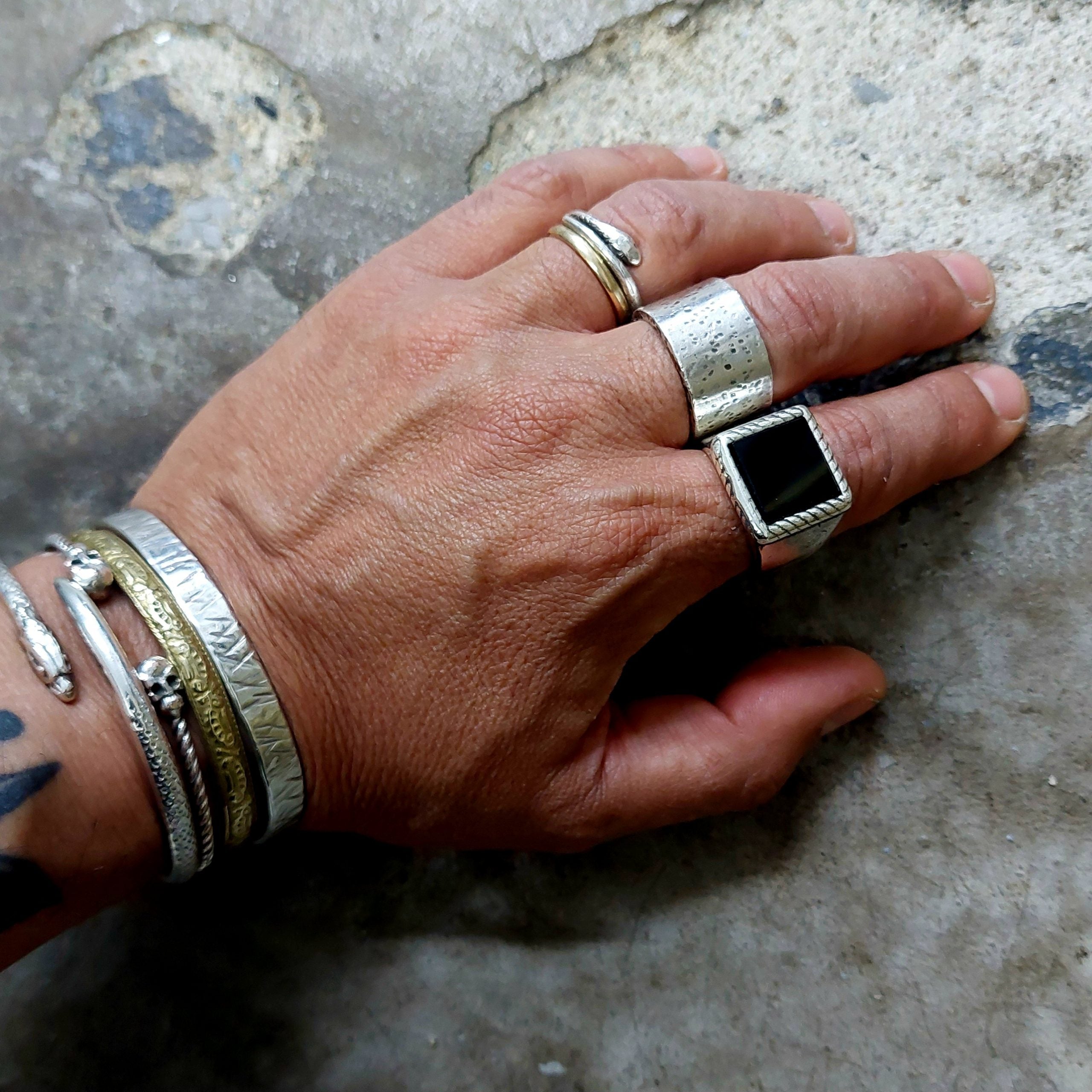 Ring sello Onix