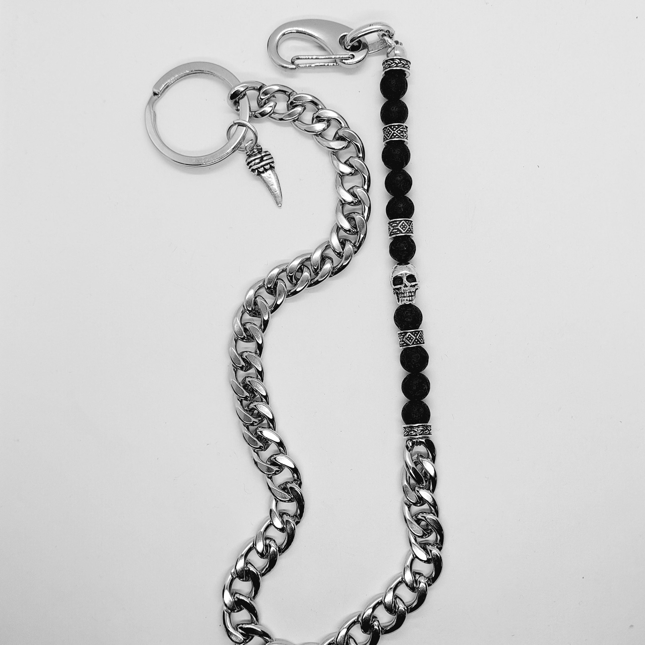 Chain wallet Skull Volcánica