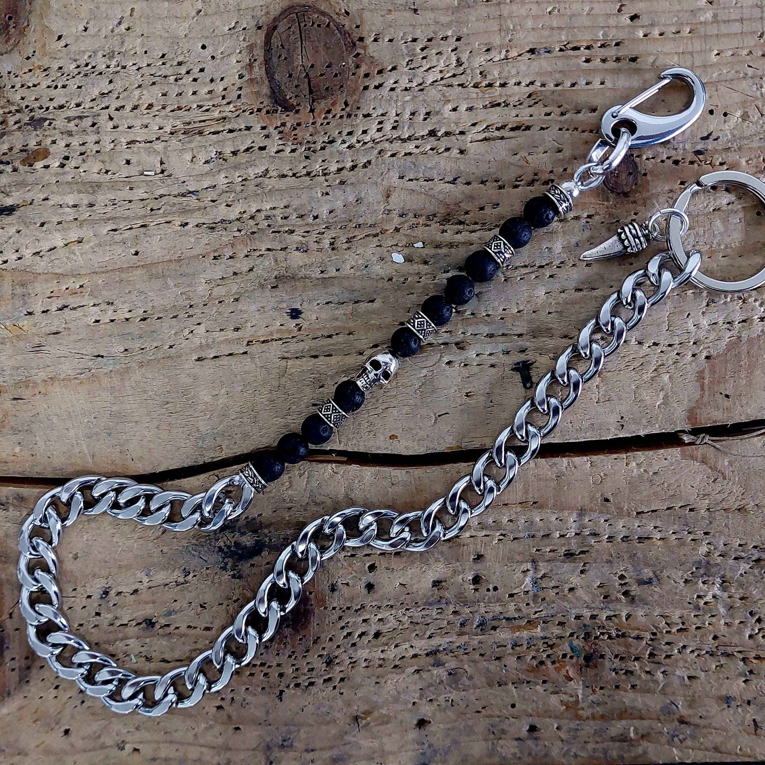 Chain wallet Skull Volcánica