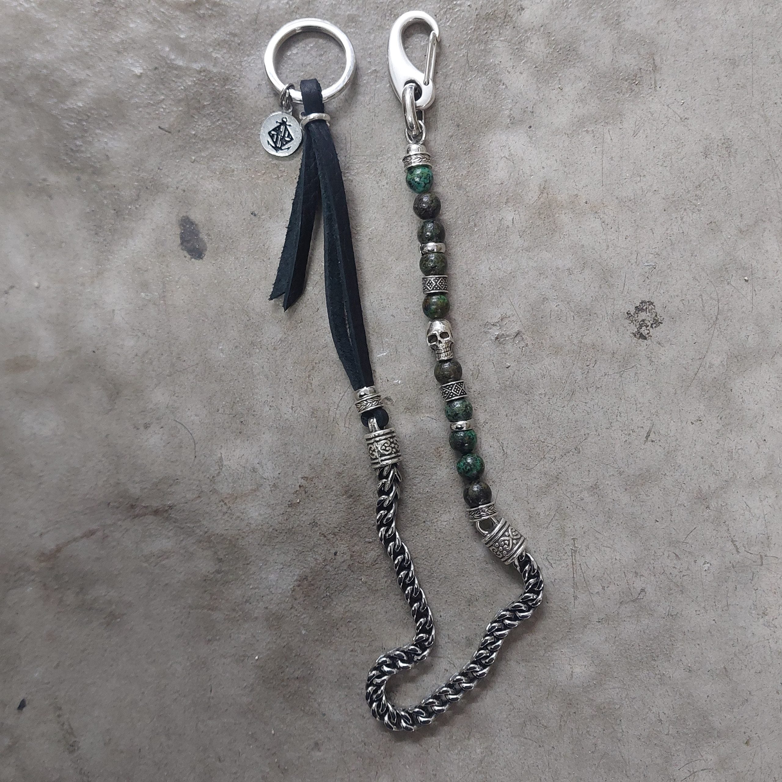 Chain Green Skull