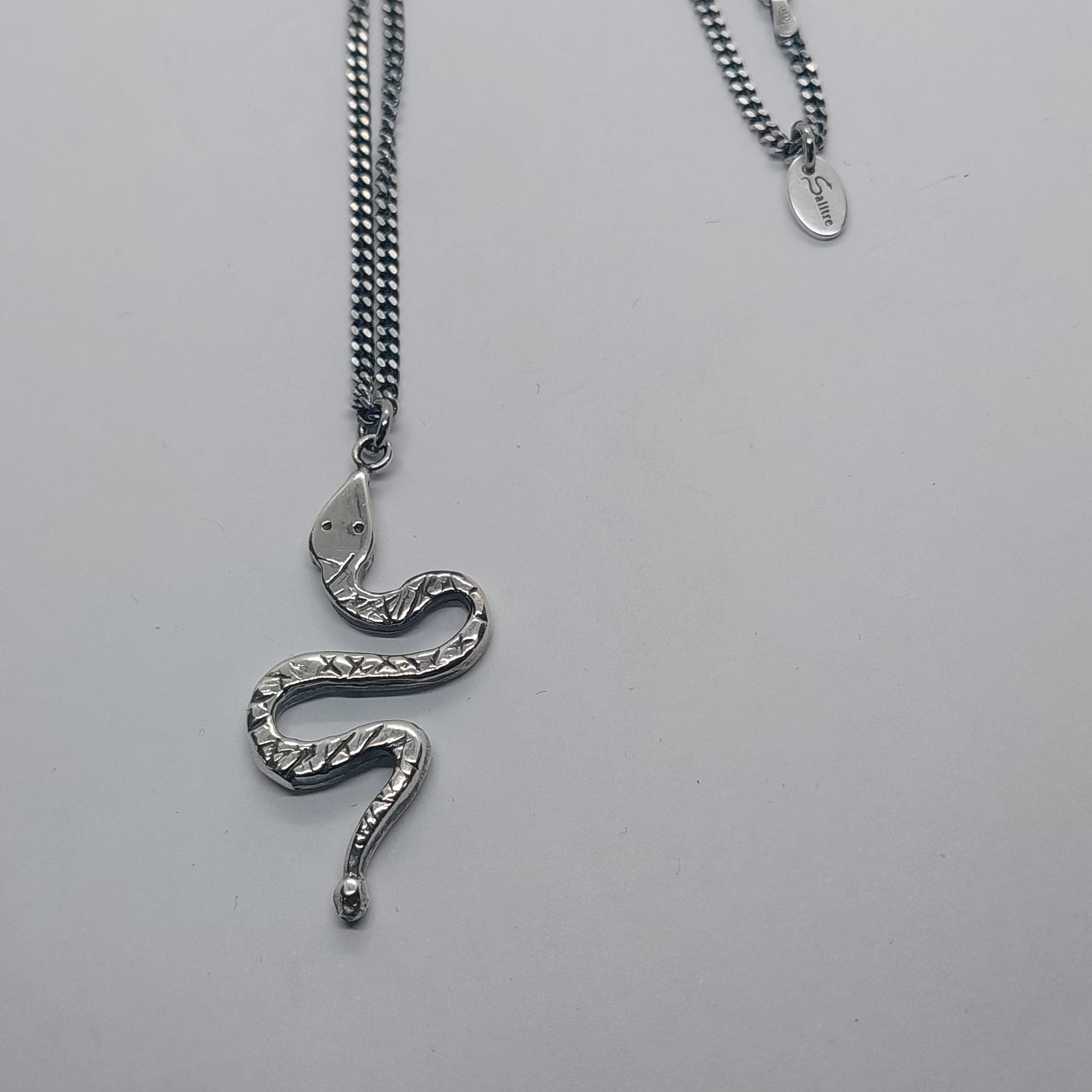 Halskette Salitre Schlange Silber