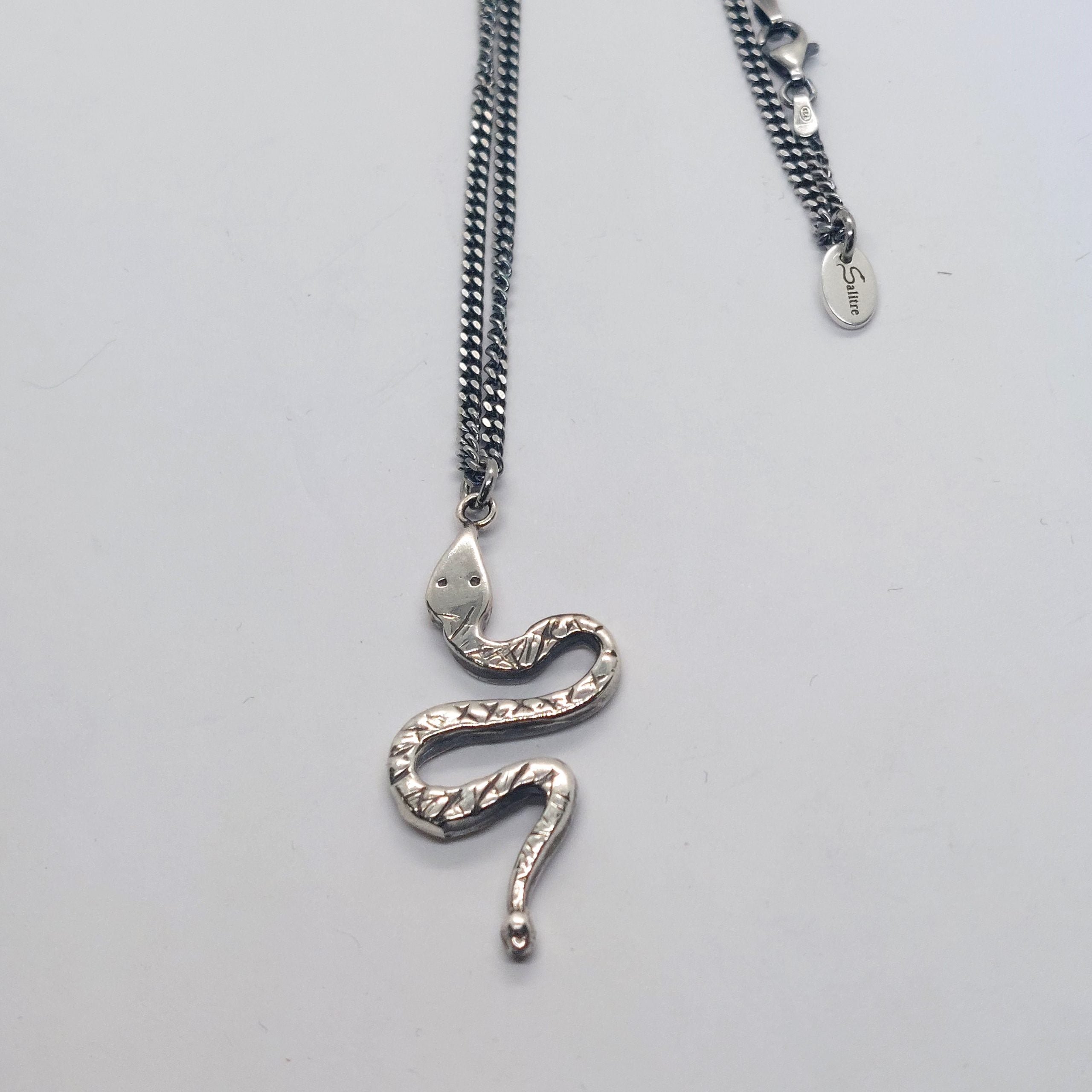 Halskette Salitre Schlange Silber
