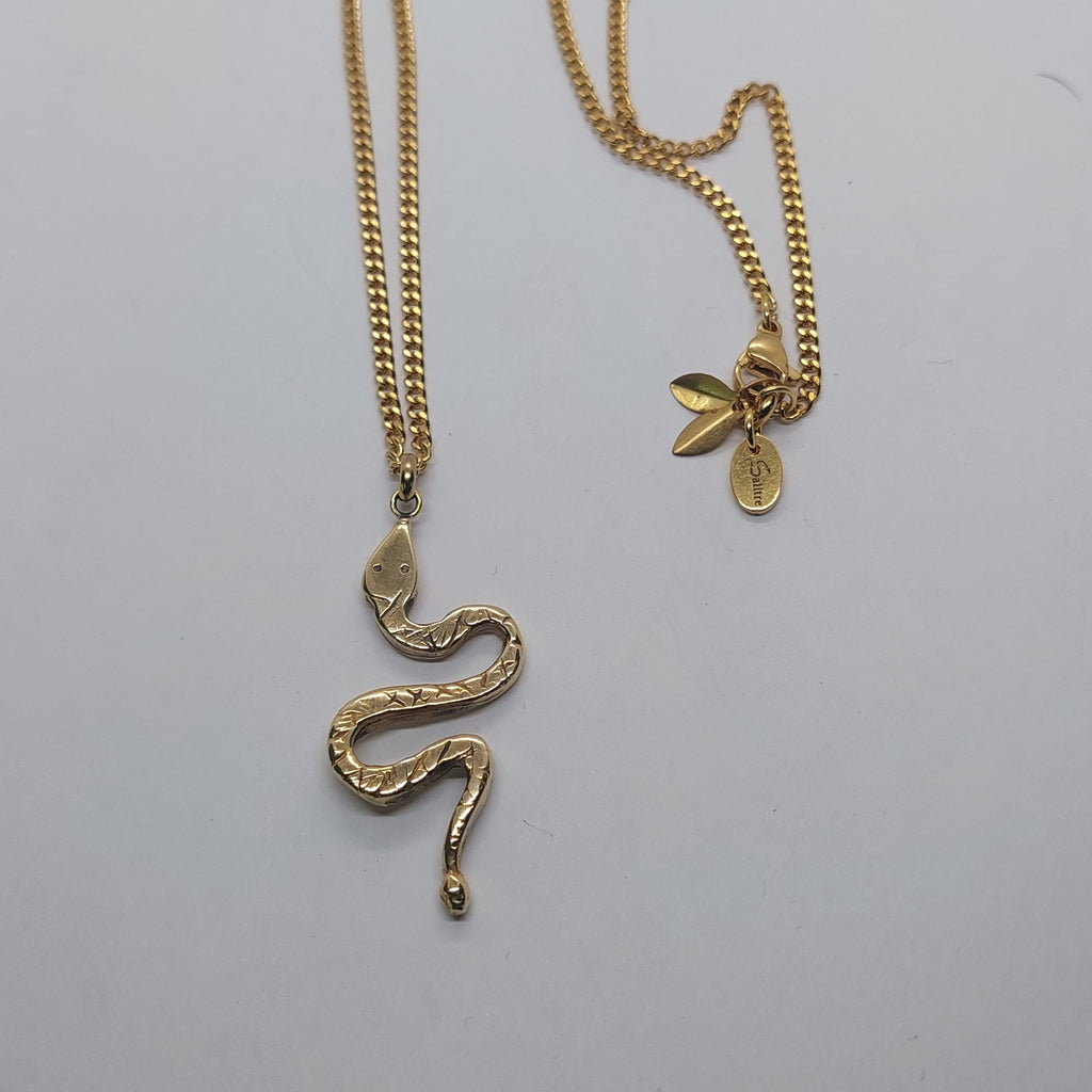 Necklace Salitre brass
