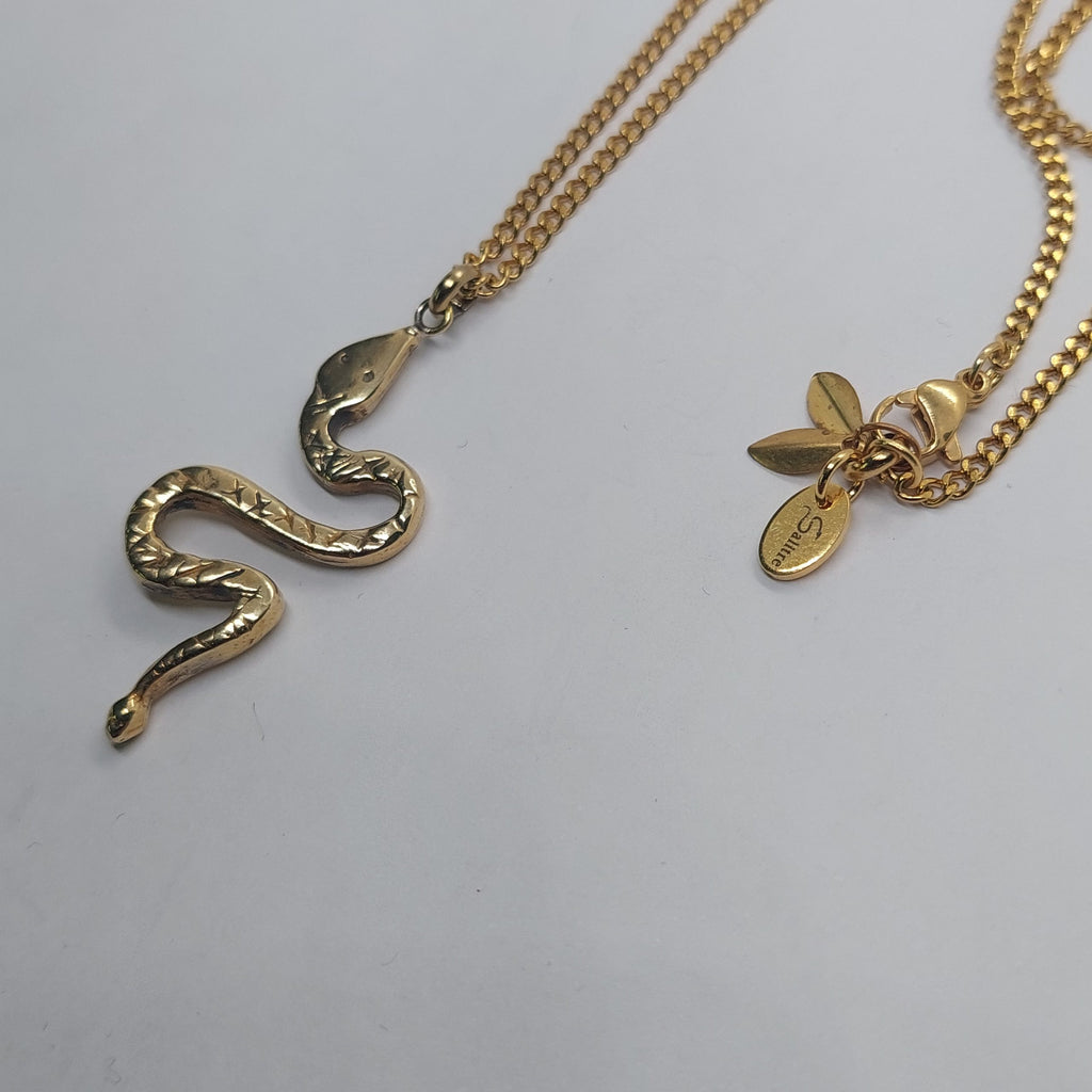 Necklace Salitre brass
