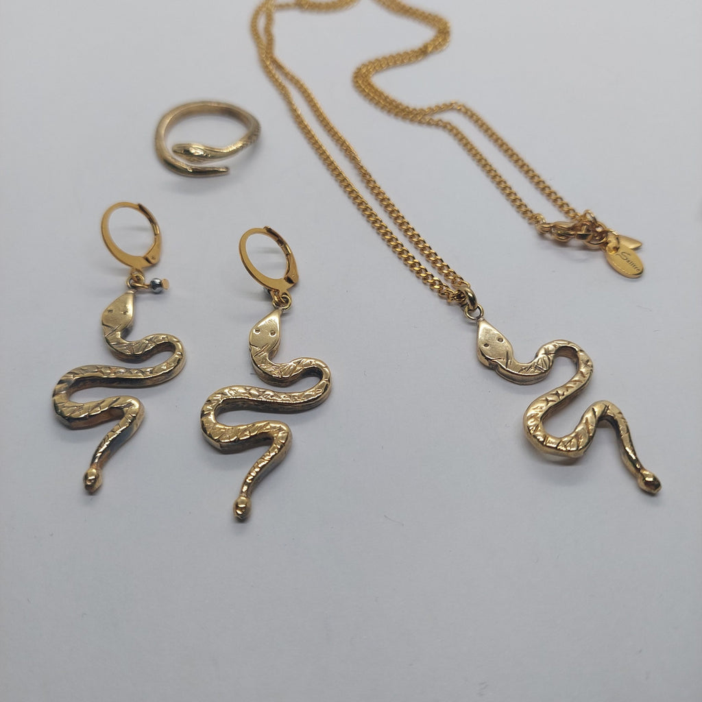 Necklace Salitre brass