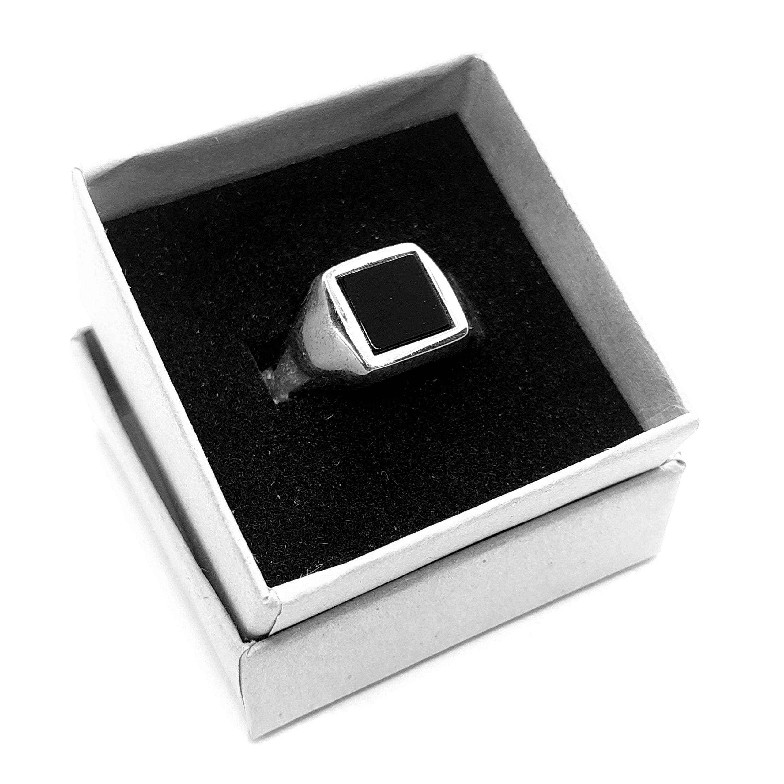 Ring Sello Wind Onyx