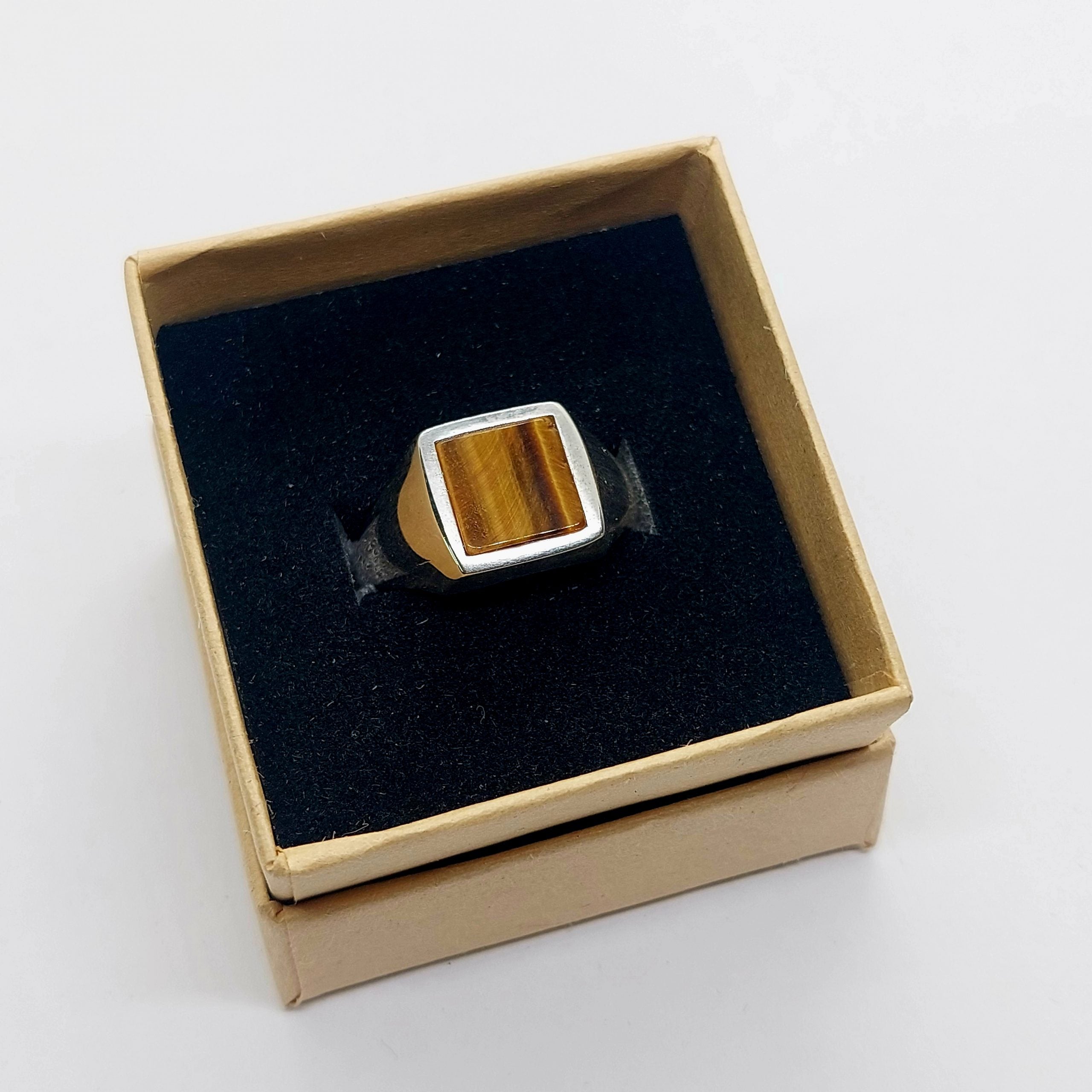 Ring Sello Wind ojo de tigre