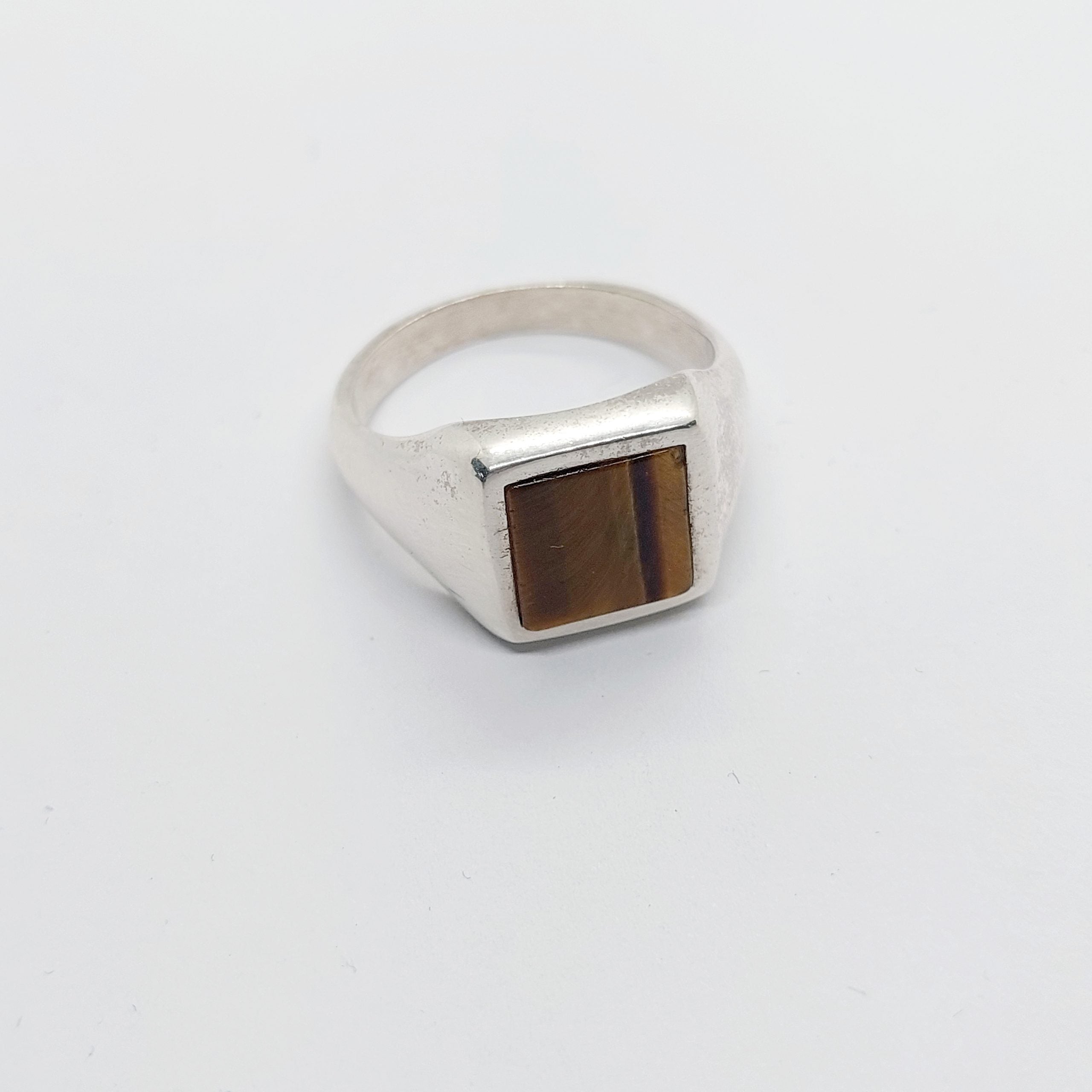 Ring Sello Wind ojo de tigre