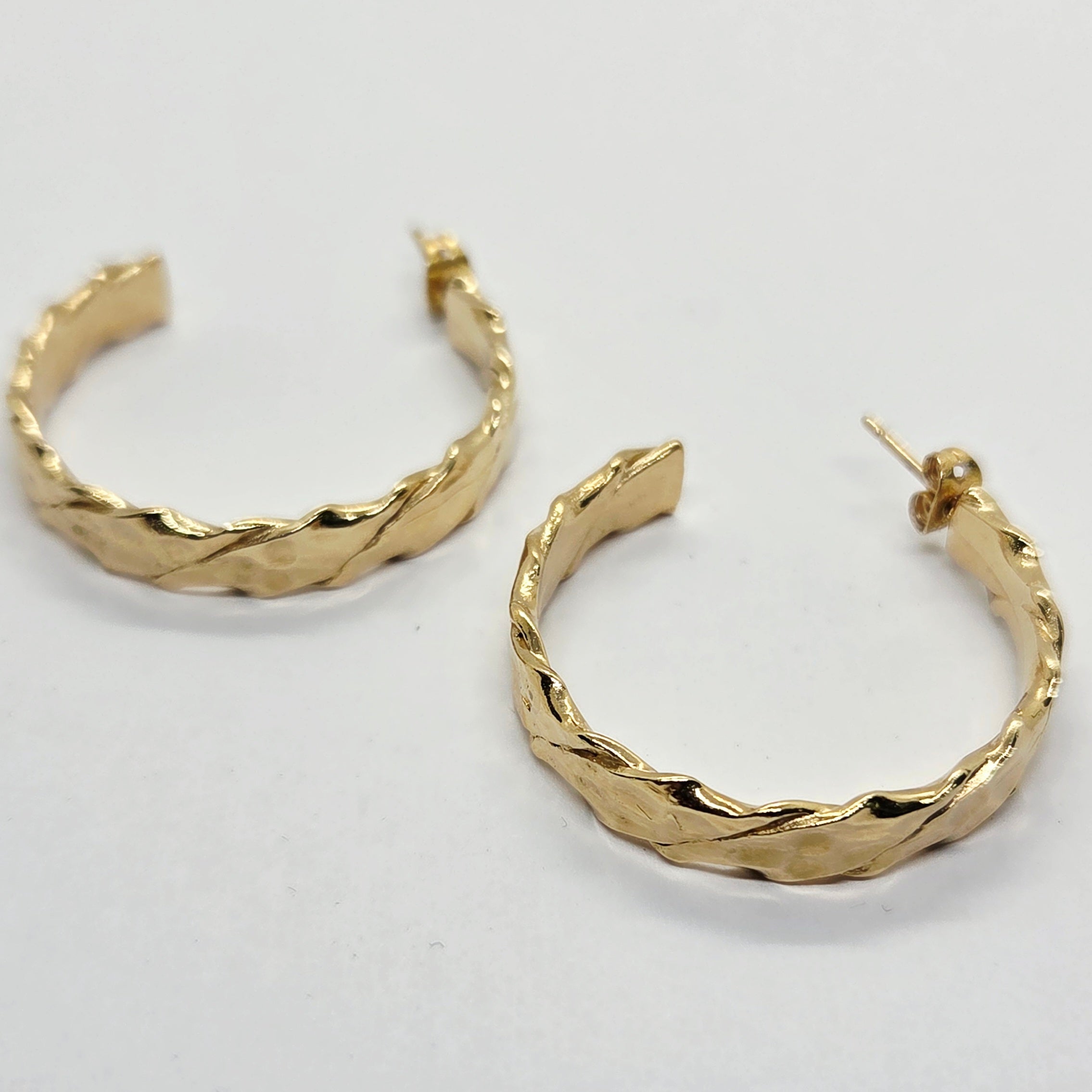 Earrings Hammer gold