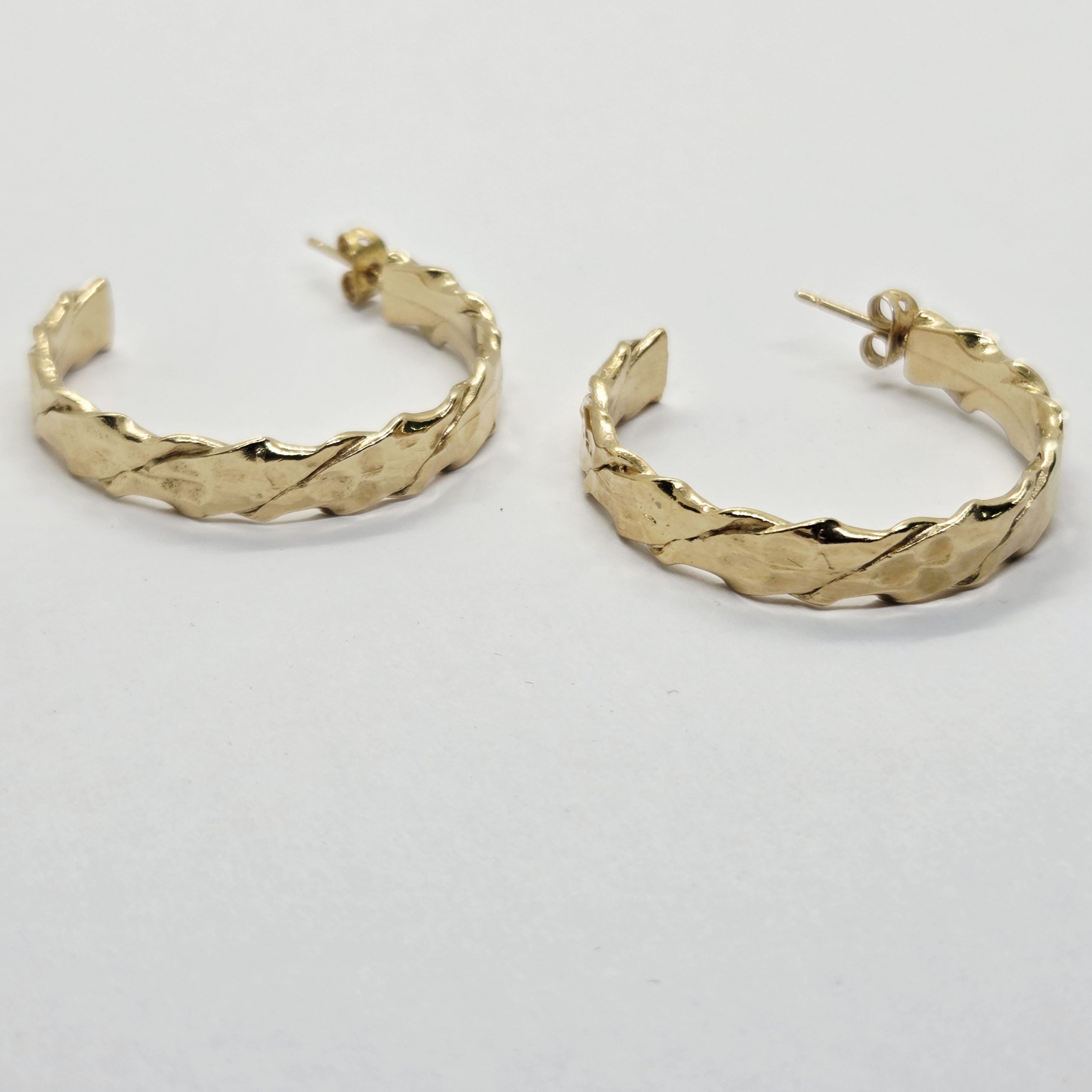 Earrings Hammer gold