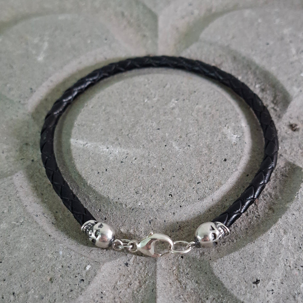 Bracelet Leahter Skull