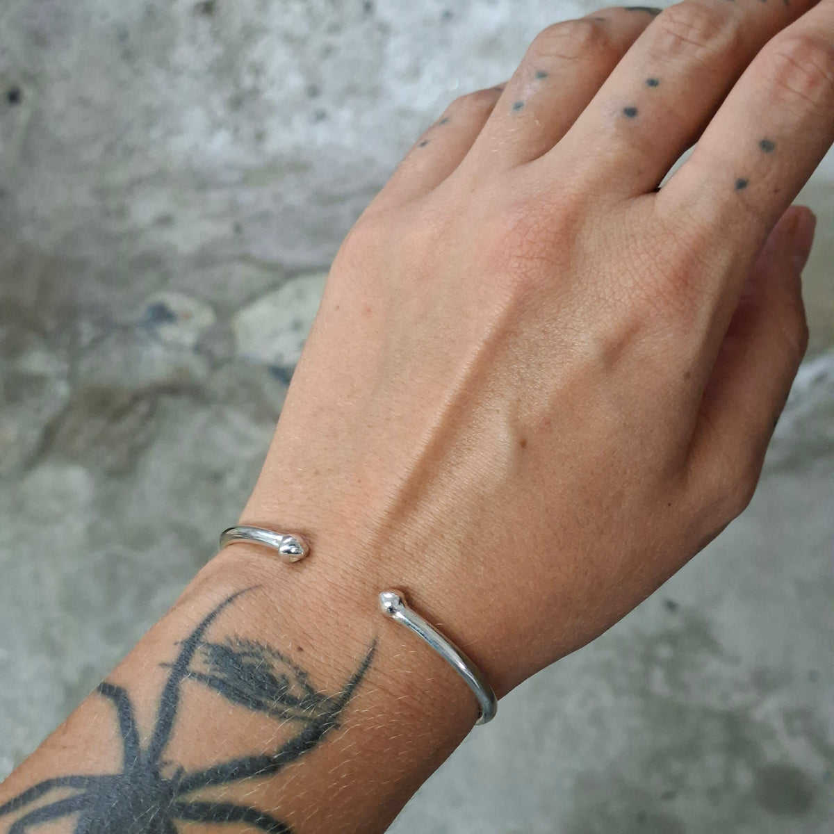 Manschette silber "Basic"